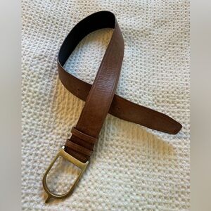 Sandy Duftler Brown Leather Spur Belt
